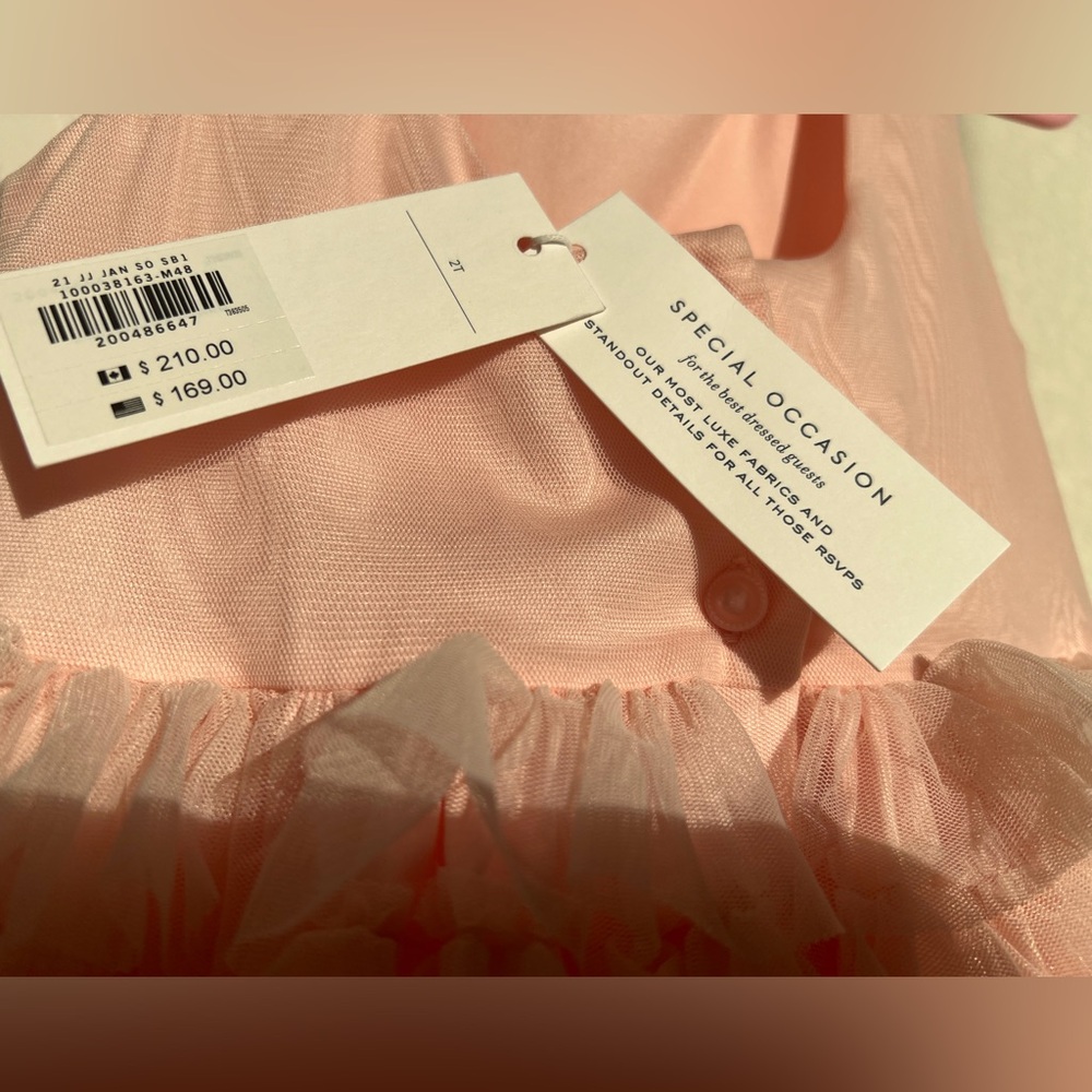 Pink and Rainbow Ruffle Dress - Picture 4 of 6